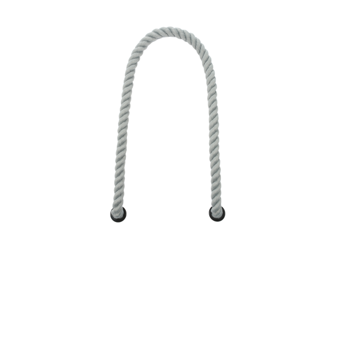 Rączki sznur Grey  75 cm. 